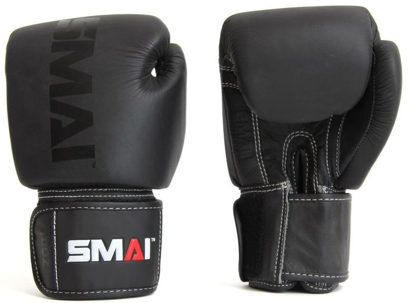 SMAI SMAI Elite P85 Boxhandschuhe, Leder, schwarz